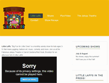 Tablet Screenshot of littlelaffsny.com
